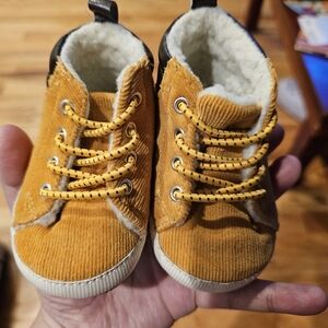 Cozy Yellow Kids Shoes